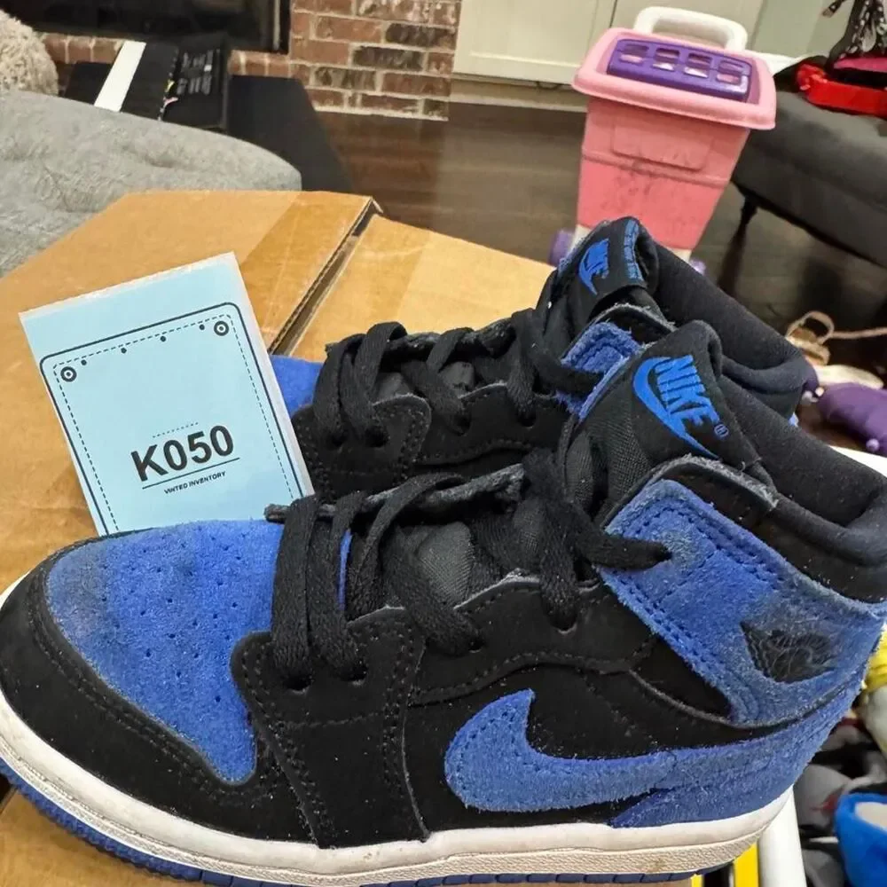 Jordan Blue and Navy Trainers